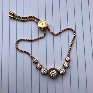 Michael Kors rose gold adjustable bracelet